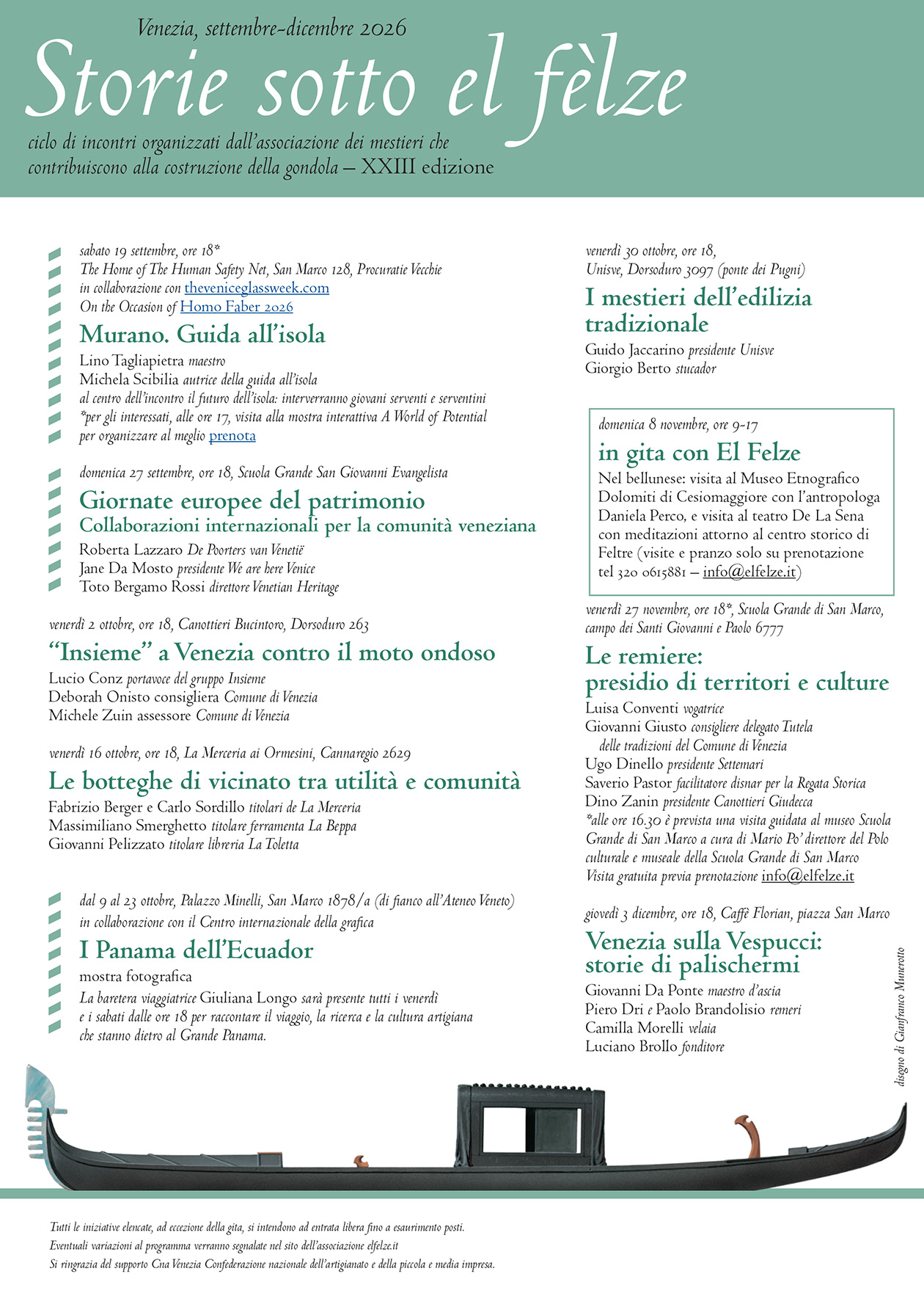 Storie sotto el fèlze 2026